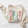 Christmas Sweatshirt Holly Jolly