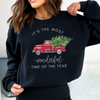 Christmas Sweatshirt Most Wonderful Time Christmas Truck