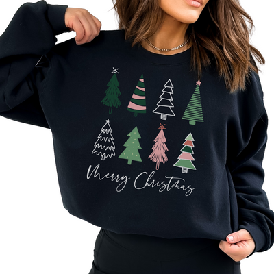 Christmas Sweatshirt Boho Merry Christmas