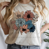 Boho Floral Women's Graphic Tee