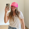 Personalized Bright Pink Hat