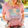 Enjoy The Waves Summer Retro Style Women's Graphic Tees