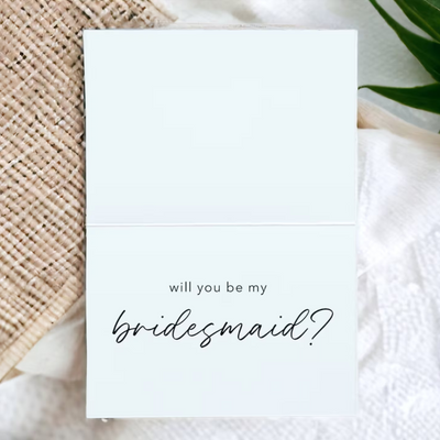 Now Act Surprised Card, Bridesmaid Proposal Card