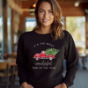 Christmas Sweatshirt Most Wonderful Time Christmas Truck