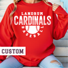 Custom Team Name Sweatshirt Baseball Women's Graphic Sweatshirt
