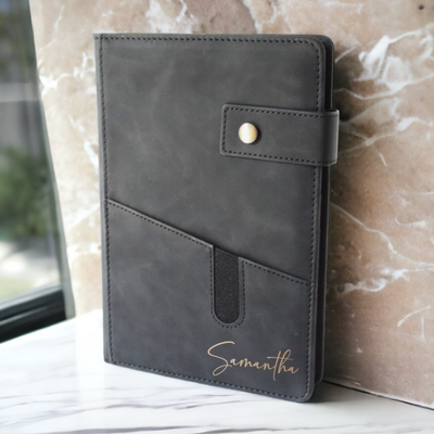 Personalized Leather Journal Refillable Journal Executive Notebook