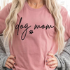 Dog Mom Black Text Women's Graphic Tee