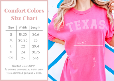 Custom Varsity Graphic T-Shirt, Comfort Colors Brand