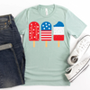 Red White and Blue Popsicle - 4th of July Women's Graphic Tees