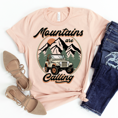 Mountains are Calling Women's Outdoor Graphic Tee