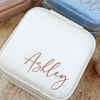 Personalized Velvet Jewelry Box