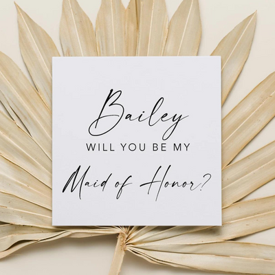 Will you be my Bridesmaid Card