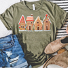 Christmas Gingerbread Houses Women's Graphic Tee