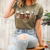 Neutral Christmas Lattes Women's Graphic Tee