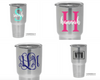Personalized Decal Monogram for 20oz or 30oz Yeti Rambler collage