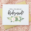 Succulent Floral Will You Be My Bridesmaid Cards Wedding Cards perfect for bridesmaid gifts