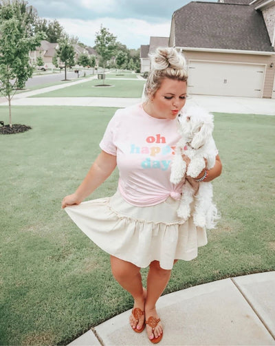 Oh Happy Day Shirt | Women's Graphic Tees