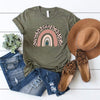 Leopard Rainbow Shirt in olive